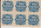 vleesbonnen 50 gram Fleisch (Duitse rantsoenzegels)