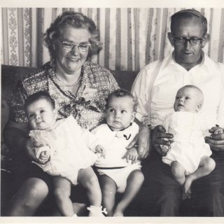 kleinkinderen Waldo Klerks, Ilse Klerks, Robbie Klerks